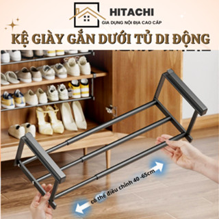  Kệ Giày Gắn Dưới Tủ Di Động Khay Đựng Đồ Thu Gọn Linh Hoạt Tăng Gấp Đôi Không Gian Lưu Trữ 