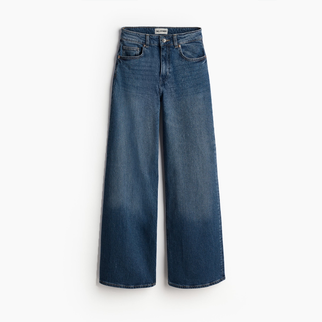 Quần Jeans Nữ Form Rộng Ống Suông Lưng Cao Tôn Dáng - WIDE HIGH WAIST - THE J JEANS