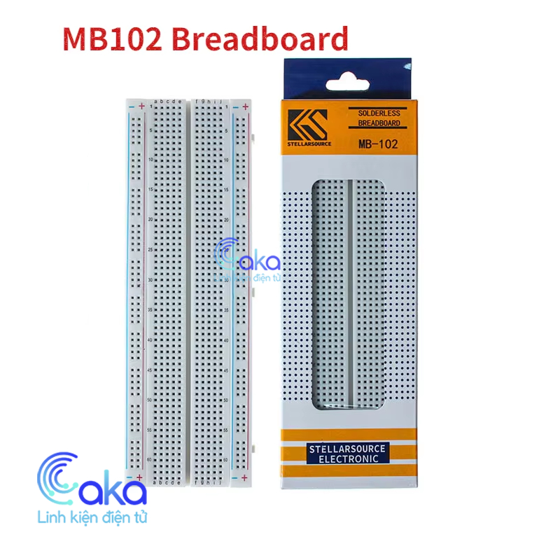 Bảng Test Board, Breadboard MB-102 165x55 830 lỗ cắm test mạch điện tử