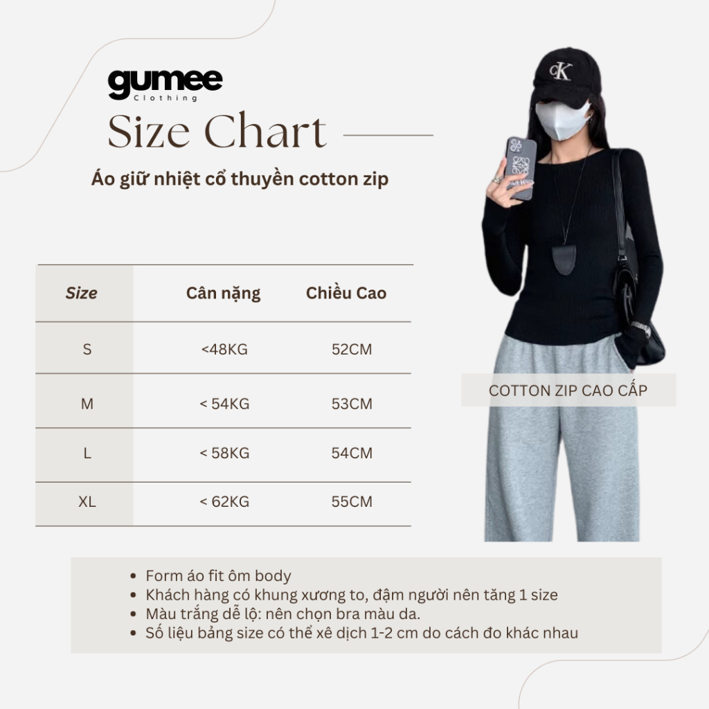 Áo thun cổ thuyền dài tay nữ Gumee, áo tay dài ôm body nữ fit dáng chất  cotton mềm co giãn - G03 | BigBuy360 - bigbuy360.vn