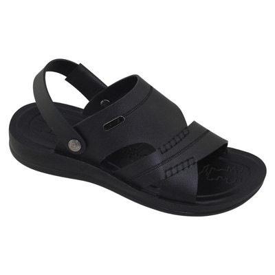 Sandal đế bằng nam Bita's SUM.125 (Đen + Nâu + Vàng bò)
