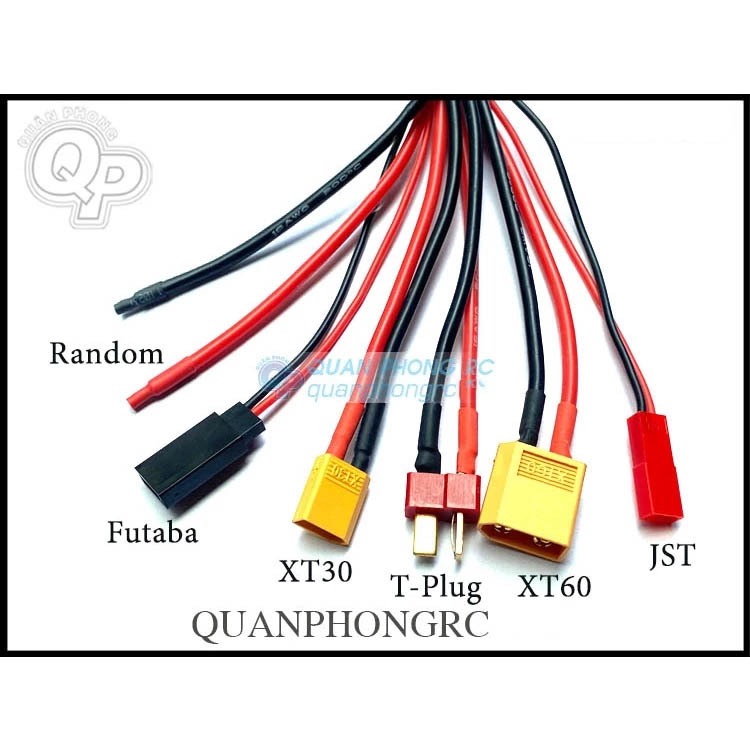 Dây sạc chuối nhiều đầu cho bộ sạc máy bay điều khiển B6