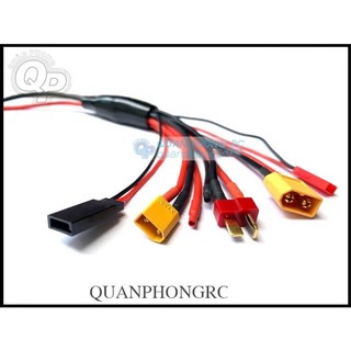 Dây sạc chuối nhiều đầu cho bộ sạc máy bay điều khiển B6