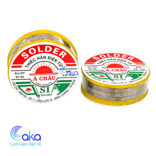 Thiếc hàn Á Châu 0.8mm Sn63 Pb37 16g (Solder Wire)