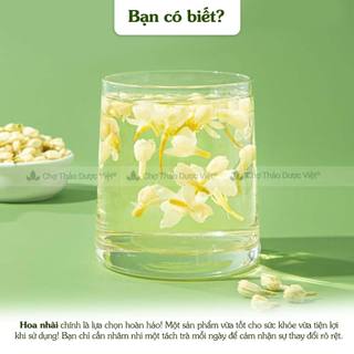 Hoa nhài sấy lạnh 500g, trà lài nguyên bông, nụ trắng, thơm, dùng pha trà, ướp trà, hương vị tự nhiên