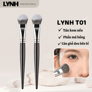 Cọ trang điểm tán kem nền và má hồng kem  LYNH Pro T01 lông mềm mịn