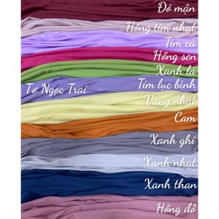 31. Vải Tơ ngọc trai hàng chính phẩm toàn màu hot chất suôn, mềm, rủ. May áo sơ mi váy các kiểu đều đẹp.