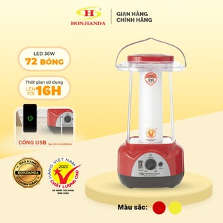 Đèn sạc tích điện đa năng Honjianda HJD-312 72 bóng LED siêu sáng