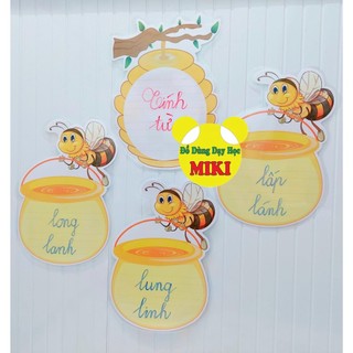 CHÚ ONG CHĂM CHỈ TÌM MẬT (Đồ dùng dạy học Miki)