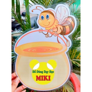 CHÚ ONG CHĂM CHỈ TÌM MẬT (Đồ dùng dạy học Miki)