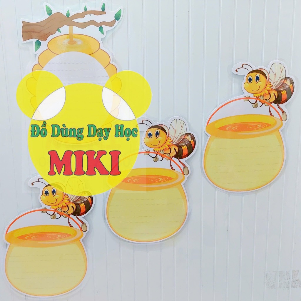 CHÚ ONG CHĂM CHỈ TÌM MẬT (Đồ dùng dạy học Miki)