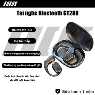 focos[24 giờ ship] Tai nghe Bluetooth 5.3, GT280 TổngThời gian chơi 26 giờ, dành cho iPhone và Android