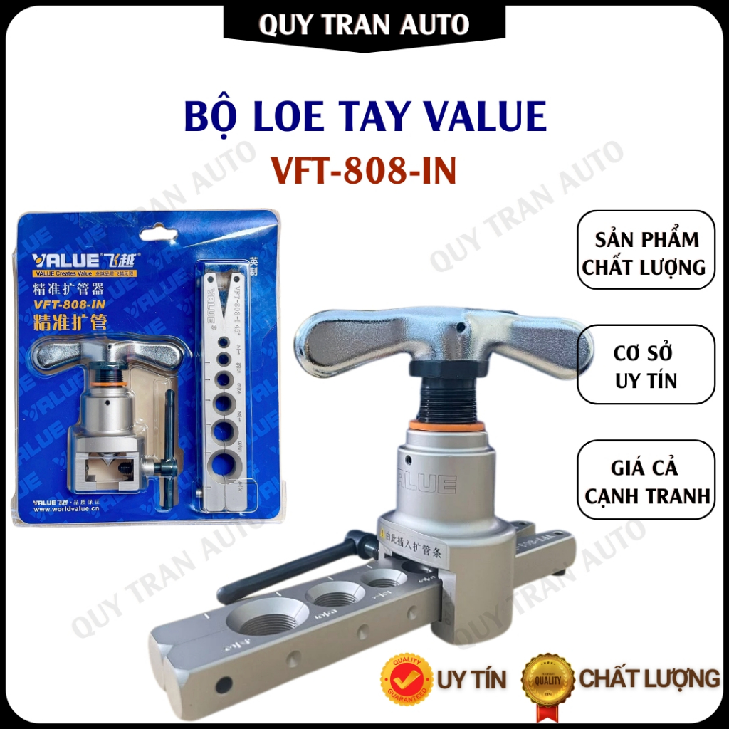 Bộ loe ống đồng lệch tâm VALUE (VFT-808-IN) chuyên dụng chính hãng - Quý Trần Auto