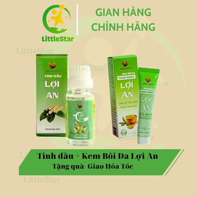 [tặng quà] Tinh Dầu Lợi An và Kem Bôi Da Lợi An Chính Hãng