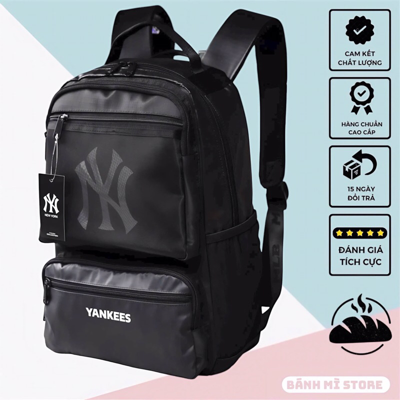 Balo NY MLB BOLD PREMIUM Backpack Balo Nam Nữ Thể Thao MLB Chất Vải Xịn Chống Nước Size 45*30 Cm BÁN
