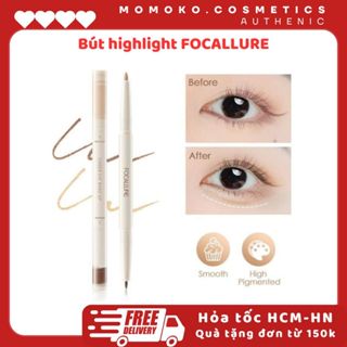 FA369 Bút kẻ highlight bọng mắt Focallure 2 trong 1 tạo khối mũi sống mũi cao dễ kẻ gel kẻ mịn không trôi dễ tán