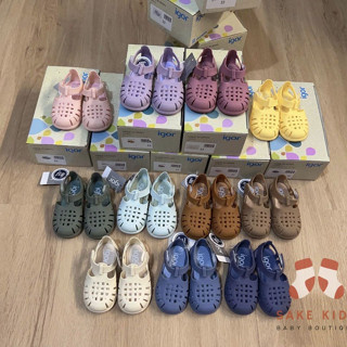  Dép sandal rọ bé trai bé gái Giày sandal nhựa rọ cao cấp IGOR hàng Fullbox siêu mềm cho bé đi học đi chơi SN01 