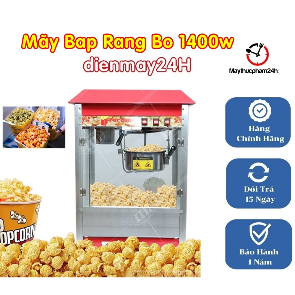 Máy Làm Bắp Rang Bơ CGV- nổ bỏng bắp rang bơ Rạp Chiếu phim tại gia đình