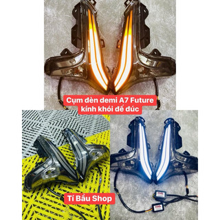  Cụm đèn Led audi A7 kính Khói Đế Đúc Lắp zin cho Future   1 cặp  