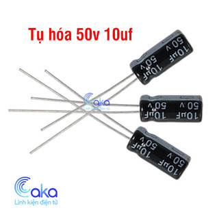 Gói 10 - Tụ hóa 50V 10uF 2 chân phân cực