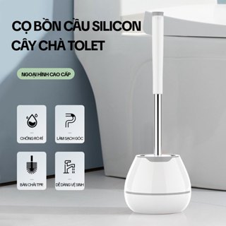 Cây chà bồn cầu silicon KITIMOP TB2 chổi cọ bồn cầu, toilet, nhà vệ sinh, nhà tắm tiện lợi thông minh cao cấp