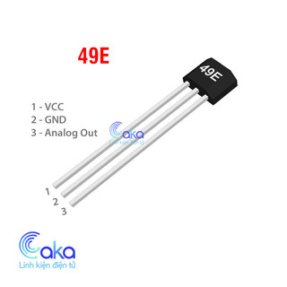 Set 5 Cảm biến từ trường Hall 49E