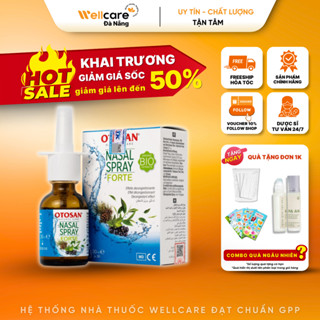 [✨TẶNG LĂN MUỖI 70K] OTOSAN Xịt Thông Mũi Người Lớn Nasal Spray Forte – Chai 30ml giúp mũi thông thoáng, giảm tắc mũi