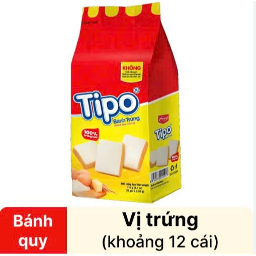 BÁNH TRỨNG NƯỚNG TIPO 115G HỮU NGHỊ