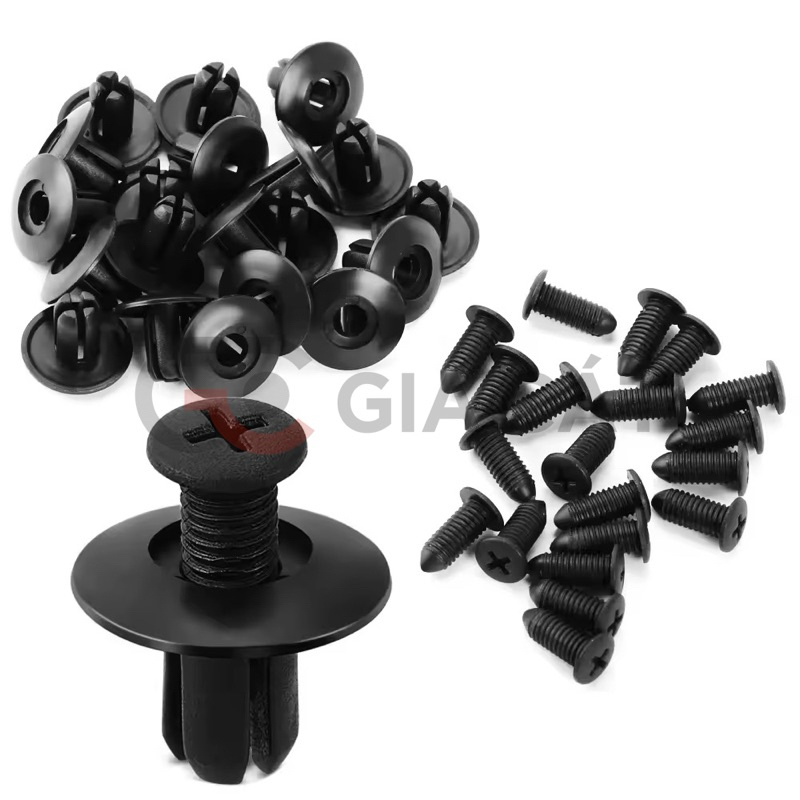 Chốt nhựa ô tô 8mm thông dụng nhiều màu sắc dành cho ô tô, xe tải, xe máy