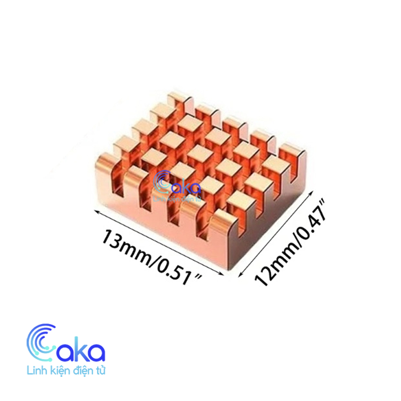 Tản nhiệt Raspberry, Tản nhiệt đồng