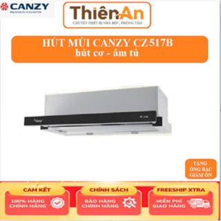 Máy Khử Mùi Cao Cấp CANZY CZ 517B BLACK, hút mùi âm tủ có thể kéo ra kéo vào ,hút mùi canzy chính hãng bảo hành 3 năm