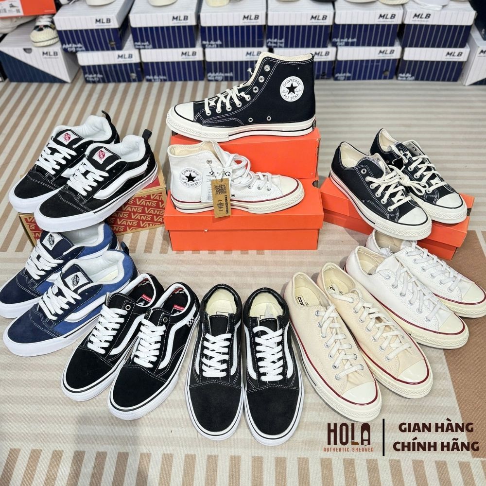 [CHÍNH HÃN.G] Giày Conver, Vans OUTLET store chuẩn auth giá siêu tốt, cơ hội sở hữu giày auth giá họ