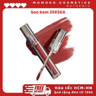  Hàng Có Sẵn Son Kem Lì ZEESEA Màu Nhung Lì Mịn Thời Trang 1.8g Hàng Mới Về 