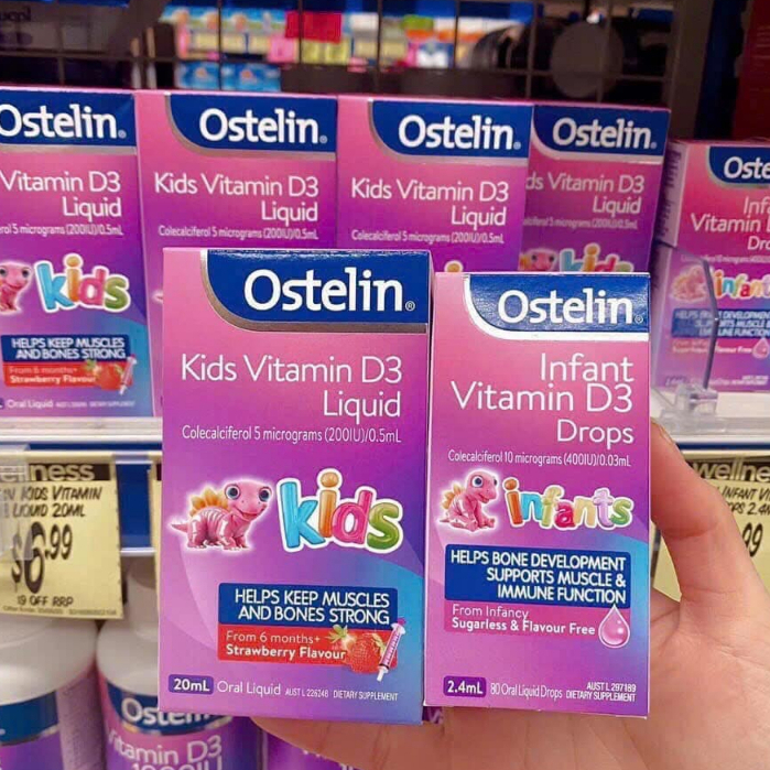 Vitamin D3 Ostelin Infant Drops Cho Bé
