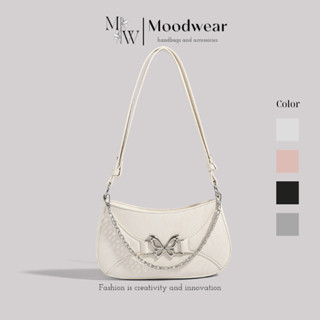 [TM5] Túi Xách Nữ Moodwear Chính Hãng - 2 Ngăn, Chất Vải Nhung Mịn, Trẻ Trung