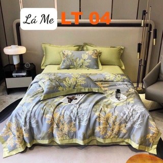 BỘ CHĂN GA GỐI LỤA THÁI TENCEL ( HÀNG NHẬP KHẨU)