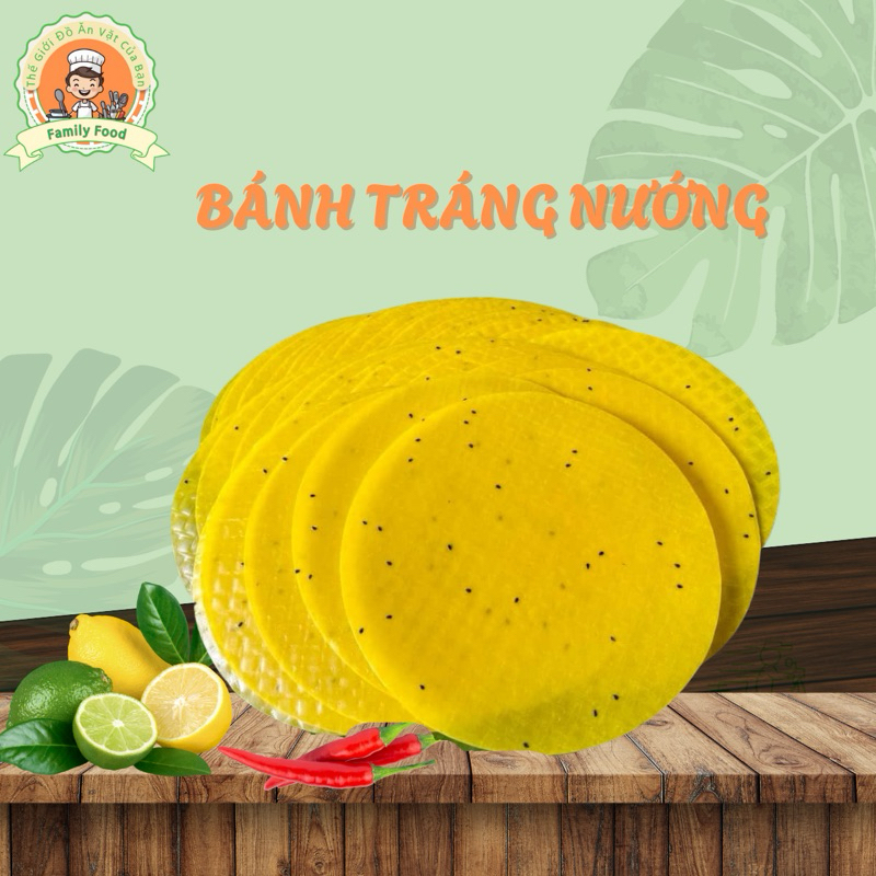 Bánh tráng nướng vàng mè đen Tây Ninh loại dày ( 1000gr )