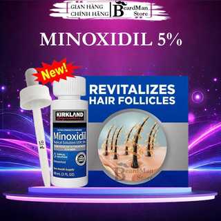  Minoxidil 5% Giúp Kích Mọc Râu Tóc Dạng Lỏng 60ML 