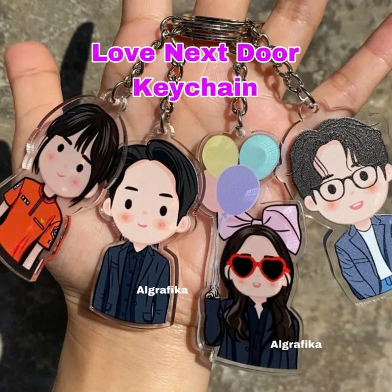 Tình yêu bên cạnh Móc khóa Kdrama Hàng hóa Fanart Jung hae in jung so min