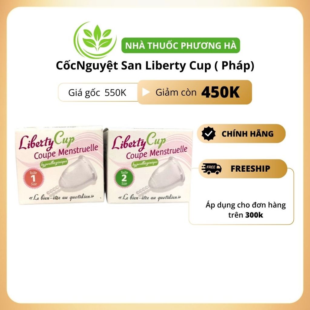 Cốc nguyệt san Liberty cup ( Pháp)