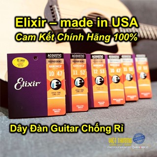 Bộ dây đàn acoustic guitar chính hãng Elixir.