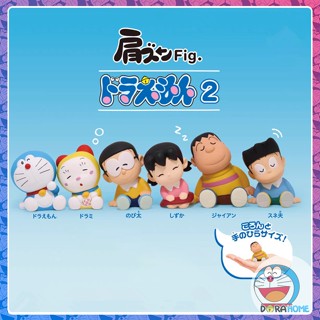 Set mô hình 6 nhân vật Doraemon Nobita Shizuka Suneo Jaian Dorami ngủ ngồi cute dễ thương 4cm QT0092