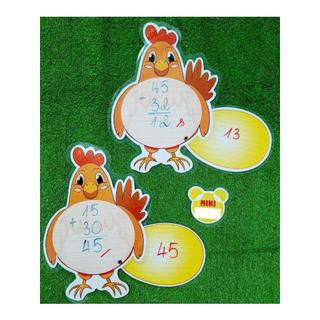 GÀ ĐẺ TRỨNG ( đồ dùng dạy học MIKI )