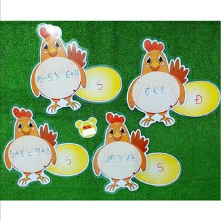 GÀ ĐẺ TRỨNG ( đồ dùng dạy học MIKI )