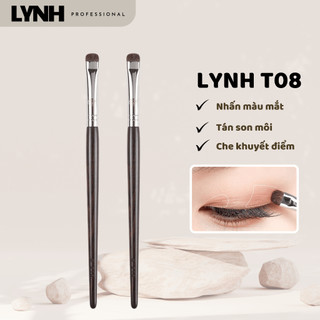 Cọ Trang Điểm Mắt LYNH PRO T08 Nhấn Đuôi Mắt Hốc Mắt Lông Tự Nhiên Bám Phấn Tốt