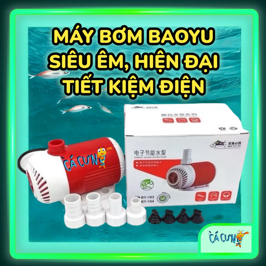 Bơm Bể Cá BAOYU BY 101,102,103,104,105,106,107,108,109 - Máy Bơm Nước Hồ Cá (HÀNG CTY)