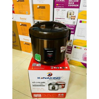 Nồi Cơm Điện Công Nghiệp Nắp Liền,Lòng Nồi Chống Dính Cao Cấp 5.8L (18L) Và 4.6L (14L) BH 12 tháng