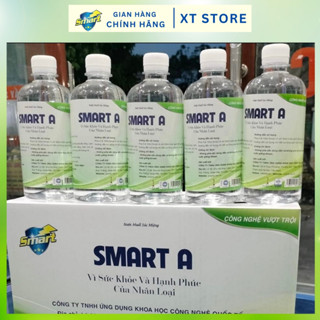 Hộp 5 và 10 chai Nước muối súc miệng Smart A 500ml - Nước anolyte diệt khuẩn tới 99,9% an toàn lành tính