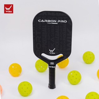 [CHÍNH HÃNG- COMBO 2 Quà] Vợt Pickleball Wika Carbon Pro chính hãng, Carbon T1000, siêu nhẹ Full Box