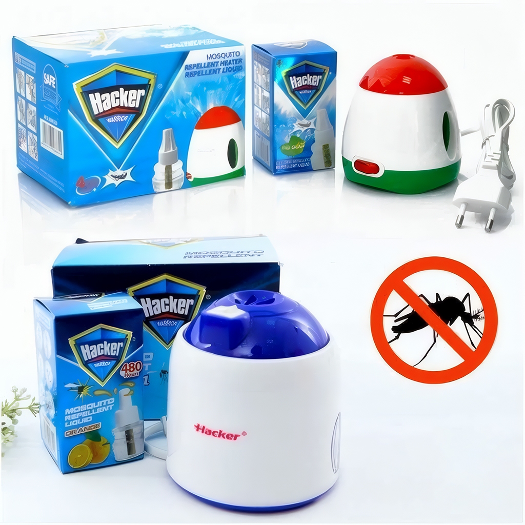 Máy xông tinh dầu đuổi muỗi HACKER tặng kèm lọ tinh dầu